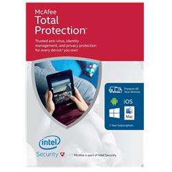 McAfee Total Protection 2016 Unlimited User/PC Internet Security