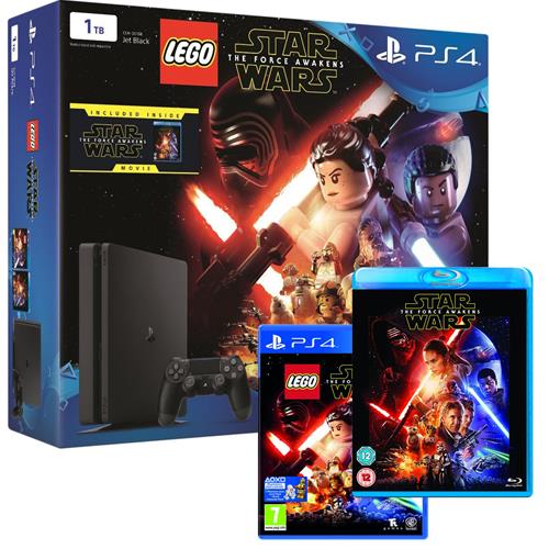 Sony Playstation Ps4 Console 1tb Lego Star Wars Force Awakens Blu Ray Bundle Eoutlet Co Uk