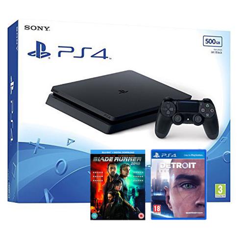 Sony PlayStation 4 500Gb Black + Detroit + Blade Runner 2049 [Bundle]
