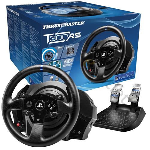 Thrustmaster T300 RS Official Force Feedback Steering Wheel for PS4/PS3 ...