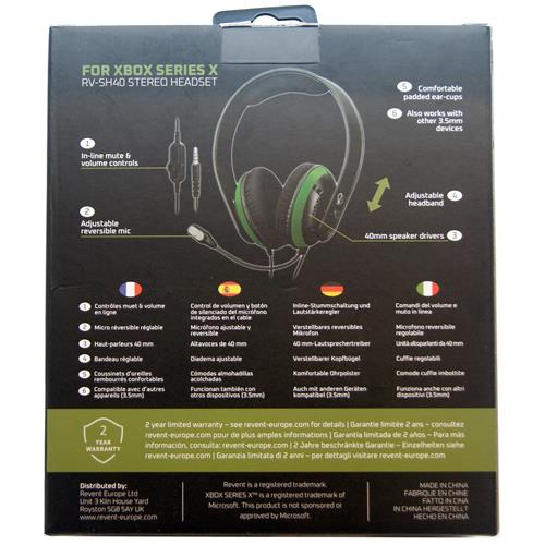 REVENT RV SH40 headset xbox series x