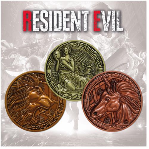 Collector Set Resident Evil Medallions Uk 0069