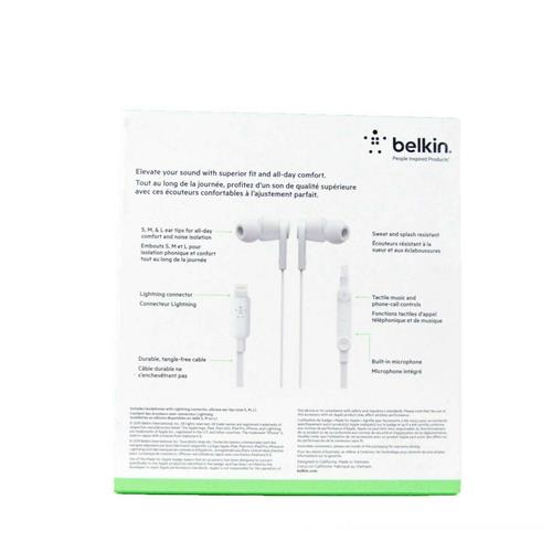Belkin SOUNDFORM™ Headphones with Lightning Connector White eoutlet.co.uk