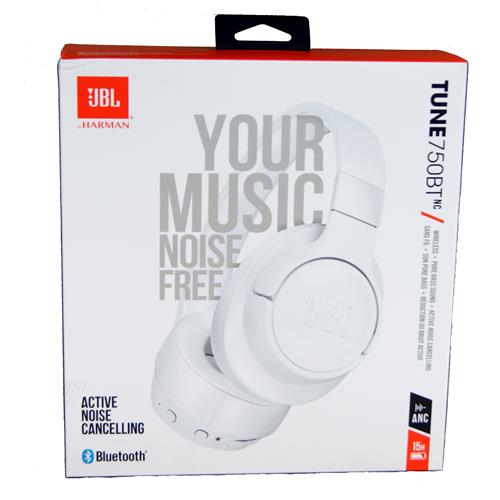 JBL Tune 750 BTNC Wireless Over-Ear Bluetooth Headphones - eoutlet.co.uk