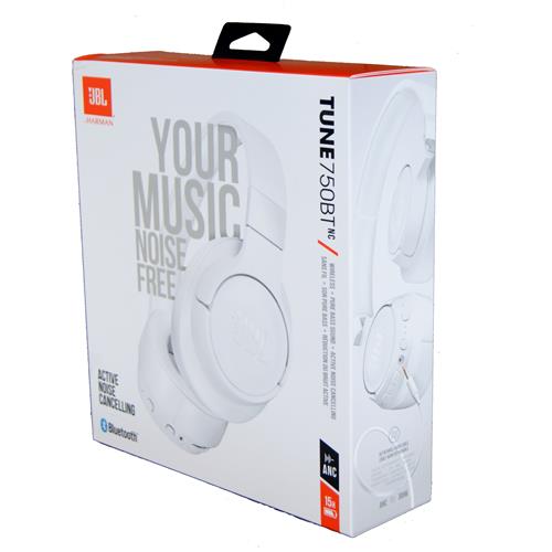 JBL Tune 750 BTNC Wireless Over-Ear Bluetooth Headphones - eoutlet.co.uk