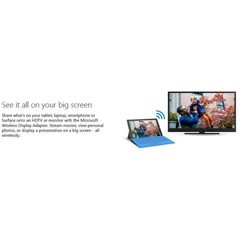Microsoft wireless display v2 adapter with miracast technology black